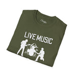 Live Music Is Therapy Tee - talesofaconcertjunkie