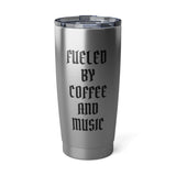 Fueled By Coffee and Music 20oz Tumbler - talesofaconcertjunkie