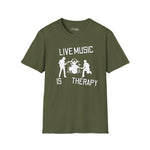 Live Music Is Therapy Tee - talesofaconcertjunkie