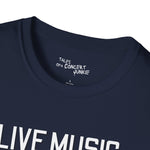 Live Music Is Therapy Tee - talesofaconcertjunkie