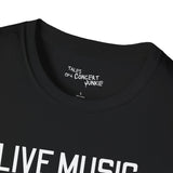 Live Music Is Therapy Tee - talesofaconcertjunkie