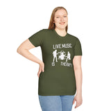 Live Music Is Therapy Tee - talesofaconcertjunkie