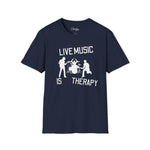 Live Music Is Therapy Tee - talesofaconcertjunkie